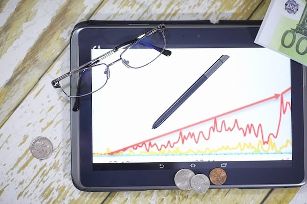 A line graph showing the potential growth of retirement savings over time, highlighting the impact of consistent contributions and tax-advantaged growth.