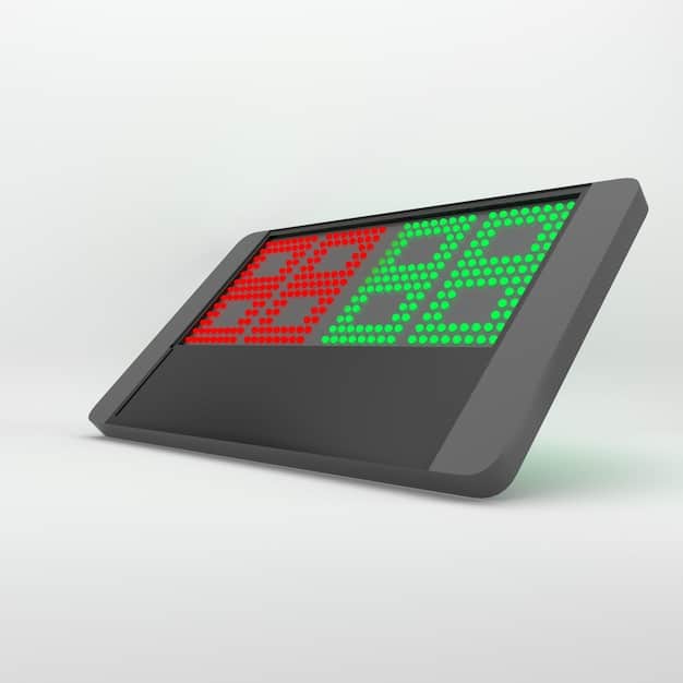A digital tablet displaying stock market charts with green arrows pointing upwards and red arrows pointing downwards, alongside tax documents, symbolizing the strategic investment and tax-loss harvesting for financial planning.