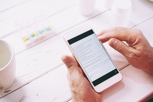 A close-up shot of a hand holding a smartphone with an application form displayed on the screen, symbolizing the process of applying for the Affordable Connectivity Program. The background is blurred, focusing attention on the smartphone and the application form.
