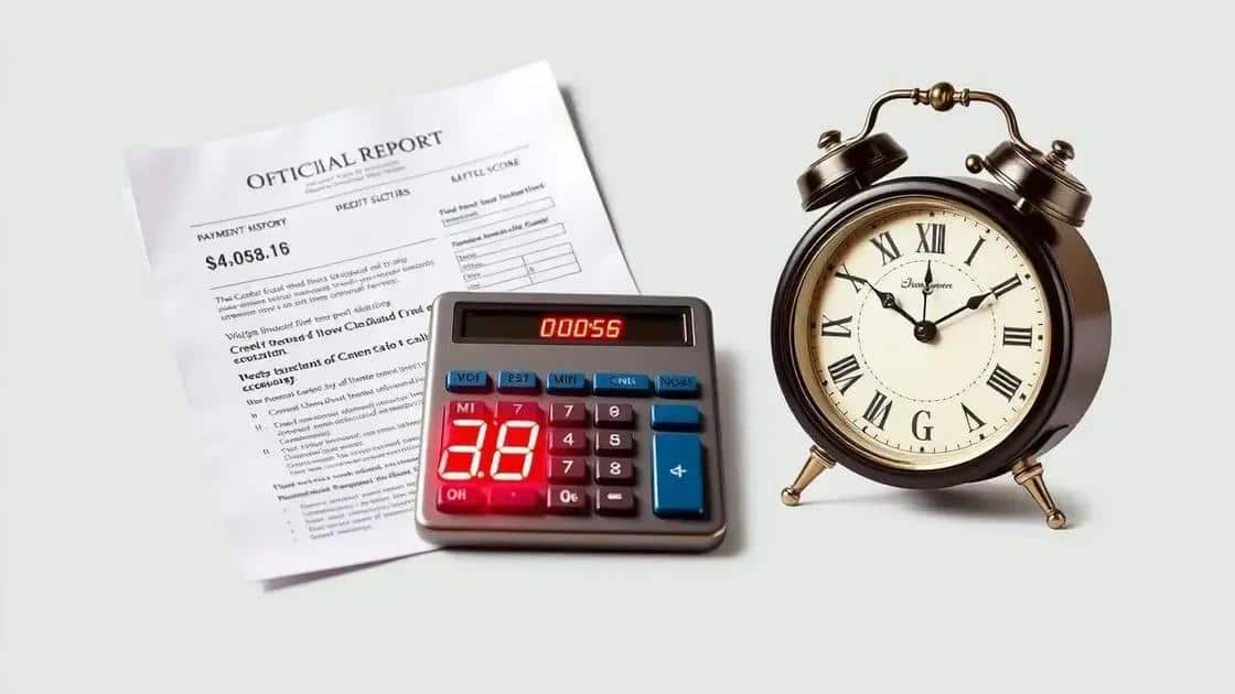 Common factors affecting your credit score