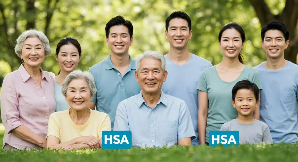 Diverse group of healthy individuals representing various life stages benefiting from HSAs