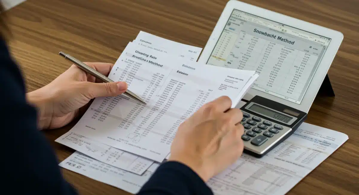 Organizing debt for snowball or avalanche strategy