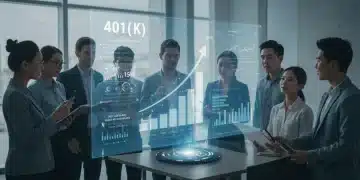 Smart investors reviewing 401(k) growth projections for 2026