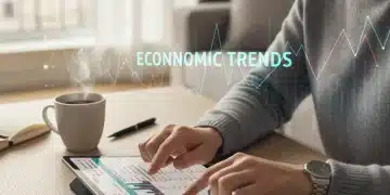 Person budgeting finances on tablet for 2026 inflation