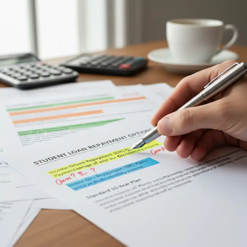 Reviewing student loan repayment options and policy changes