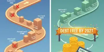 Debt Snowball vs. Debt Avalanche comparison graphic