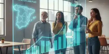 Reforma Pensiones España 2026: Impacto en Ahorros y Planificación Personas analizando proyecciones financieras sobre la reforma de pensiones 2026 en España