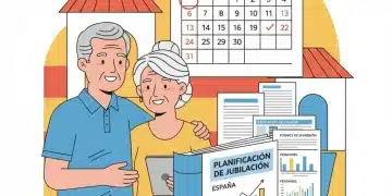 Reforma Pensiones España 2026: Novedades y Impacto en tu Jubilación Gráfico que representa la reforma de las pensiones en España con elementos financieros y de jubilación para 2026.