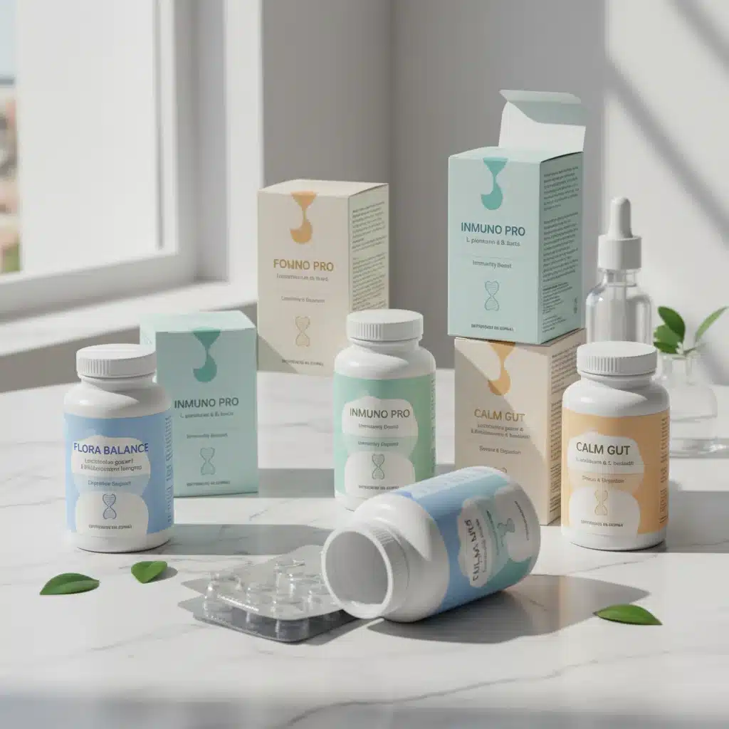 Variedad de suplementos probióticos de alta calidad disponibles en España